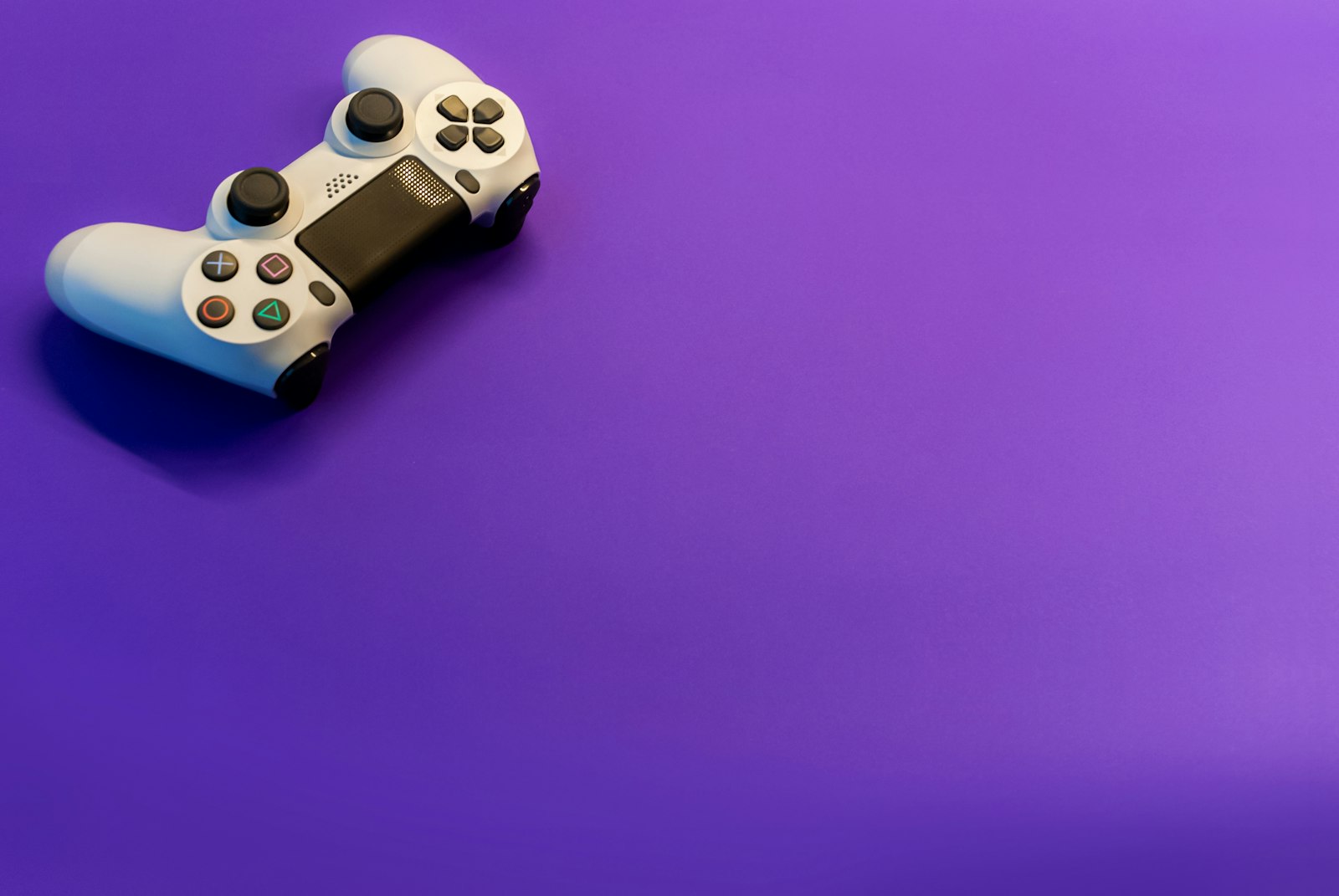 White and black game controller